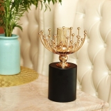 Candle Stand | Holder | Votive Holders | Diwali Candles and Decorations | Tea Light Holder | Gifts (Golden Candle Holder)