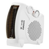 Amazon Brand – Solimo 2000/1000 Watts Room Heater with Adjustable Thermostat (ISI certified, White colour, Ideal for small to medium room/area)