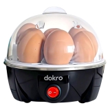 Electric Instant Egg Boiler | Boils 7 Eggs, 3 Boiling modes(soft, medium, hard) with Smart Overheat Protection feature | Black | Made in INDIA