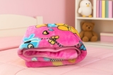 DIVYAM Soft Kids Blanket Light Pink 80×120 cm Set of 1 – Ultra Soft, Skin-Friendly, Lightweight & Warm Multi-Season Fleece Blanket for Crib, Stroller, Travel, or Naptime, Full Coverage Blanket