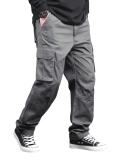 Lymio Cargo for Men || Cotton Cargo Pant || Drawstring Waist Pant (Also Available in Plus Sizes) (46-49)