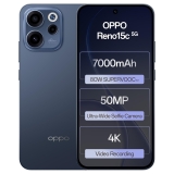 Oppo Reno15c 5G (Twilight Blue, 8GB RAM, 256GB Storage) with No Cost EMI/Additional Exchange Offers
