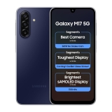 Samsung Galaxy M17 5G (Sapphire Black, 4GB RAM, 128GB Storage)| 50MP OIS Triple Camera| Gorilla Glass Victus| IP54 Rating| 6 Gen of OS Upgrades| AI| Circle to Search| Gemini Live| Without Charger