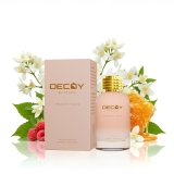 Decoy Luxury Peachy Sass Eau De Parfum – 100ml | Long Lasting Fruity Floral Perfume for Women | Neroli, Raspberry & Honey | Fresh Daily Scent for Office & College | Luxury Gift for Her