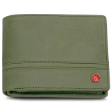 HORNBULL Denial Olive Green Genuine Leather Purse for Men | Leather Mens Wallet with RFID Blocking | Valentine’s Day Gift Wallet for Men