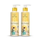 Pure Aura Baby Shampoo (Pack of 2, 200ml) – Ayurvedic, Paraben-Free, Gentle on baby’s scalp & hair, safe for newborns & kids, trusted by doctors.