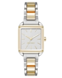 Nine West Women’s Bracelet Watch, Analog Display, Two-Tone Metal Band, Limited Movement, Mineral Crystal Lens