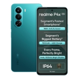 realme P4X Smartphone 6.72 inch 144Hz Display 7000mAh Titan Bettery 45W Fast Charge 6GB RAM 128GB ROM Dimensity 7400 Ultra 5G Chipset IP64 Waterproof Dual SIM (Lake Green)