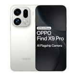 Oppo Find X9 Pro 5G (Silk White, 16GB RAM, 512GB Storage) with No Cost EMI/Additional Exchange Offers