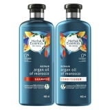 Herbal Essences bio:renew Argan Oil of Morocco CONDITIONER, 400ml | No Parabens No Colourants & Herbal Essences bio:renew Argan Oil of Morocco SHAMPOO, 400ml