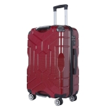 Story@Home Trolley Bag for Travel, Check in Trolley Bags, 8 Wheels 360 Degree Rotating Wheeling Luggage, Trolley Bags for Travel, Suitcase (Burgandy, | 61 cm | Medium)