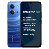 REDMI 15C 5G Moonlight Blue 4GB + 128GB | Royale Design | Massive 6000mAh Battery | Segment’s Largest Display 17.53cm Up to 120Hz | MediaTek Dimensity 6300 | 33W Fast Charging | 50MP AI Dual Camera