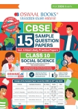 Oswaal CBSE 15 Sample Question Papers Class 10 Social Science for 2026 Board Exam (As per CBSE Sample Question Paper issued on 30 July 2025), recommended by 2025 CBSE Toppers with Chapter wise Highly Probable Questions, includes 5 Most Likely SQPs & all types of CBQs