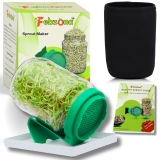 Sprout Maker Jars, Sprouting Glass Jar Design Is Registered In IP India, Green, Pack of 1, 720 ml